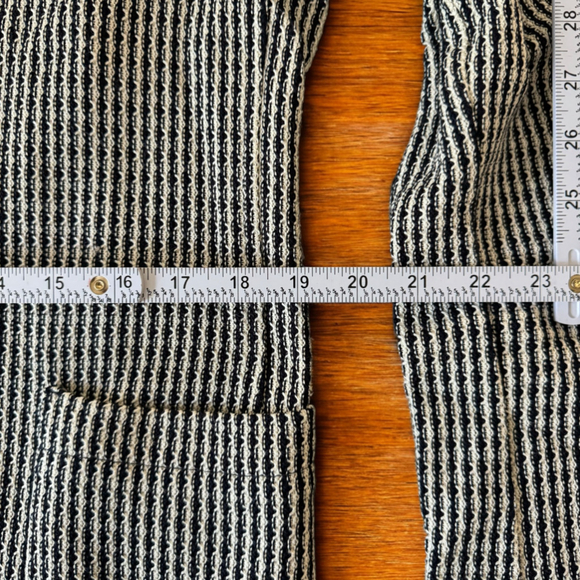 Men's Fradi Postage Black White Stretch Cardigan Blazer - 52 42 - Made in Italy - Picture 3 of 12